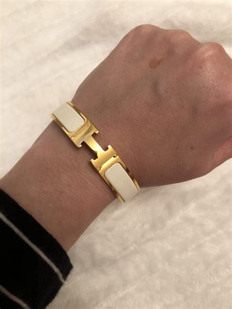 hermes clic clac bracelet fake|clic clac hermes bracelets review.